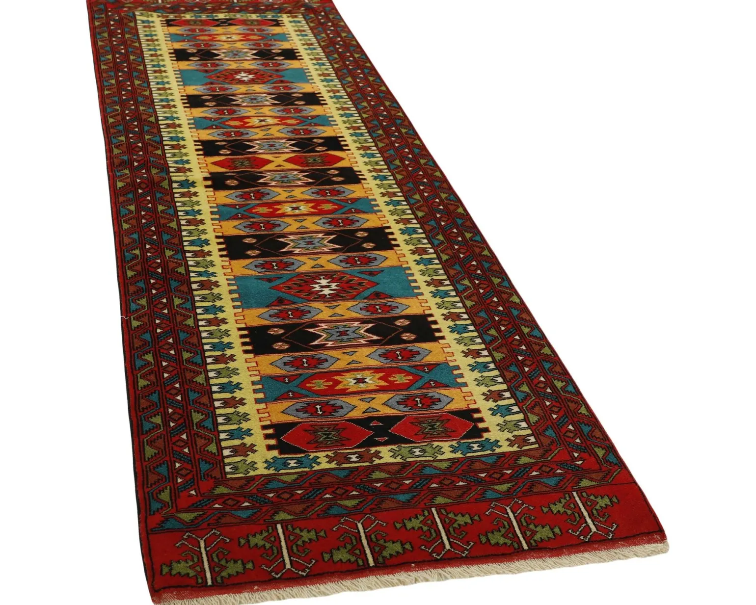 Torkaman Fine orientalisk matta 89 x 275 cm