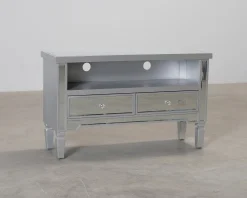 TV-bänk silver