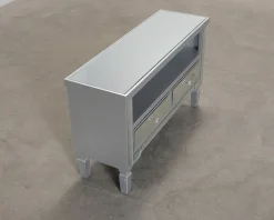 TV-bänk silver