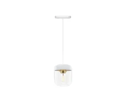 Umage Acorn lampskärm vit / polerad mässing