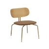 Umage Curious Lounge fåtölj mässing / Sugar Brown