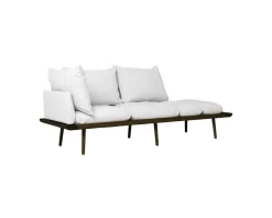 Umage Lounge Around 3-sits soffa mörkbetsad ek / Sterling