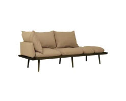 Umage Lounge Around 3-sits soffa mörkbetsad ek / Sugar Brown