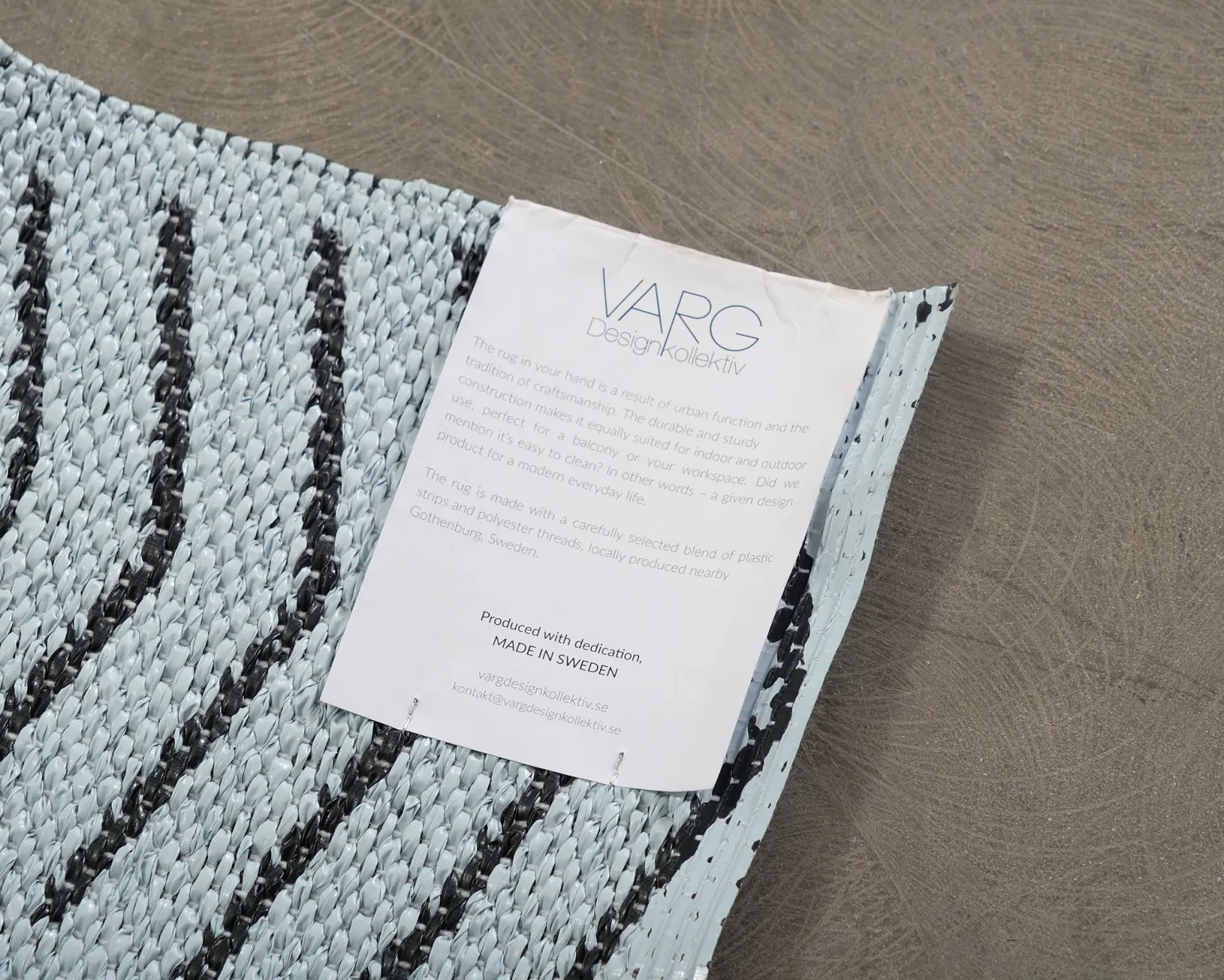 Varg Designkollektiv Berg matta 70 x 200 cm