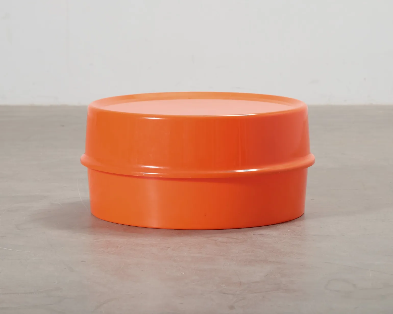 Verpan Verner Panton Ilumesa soffbord / lampa orange (vintage)