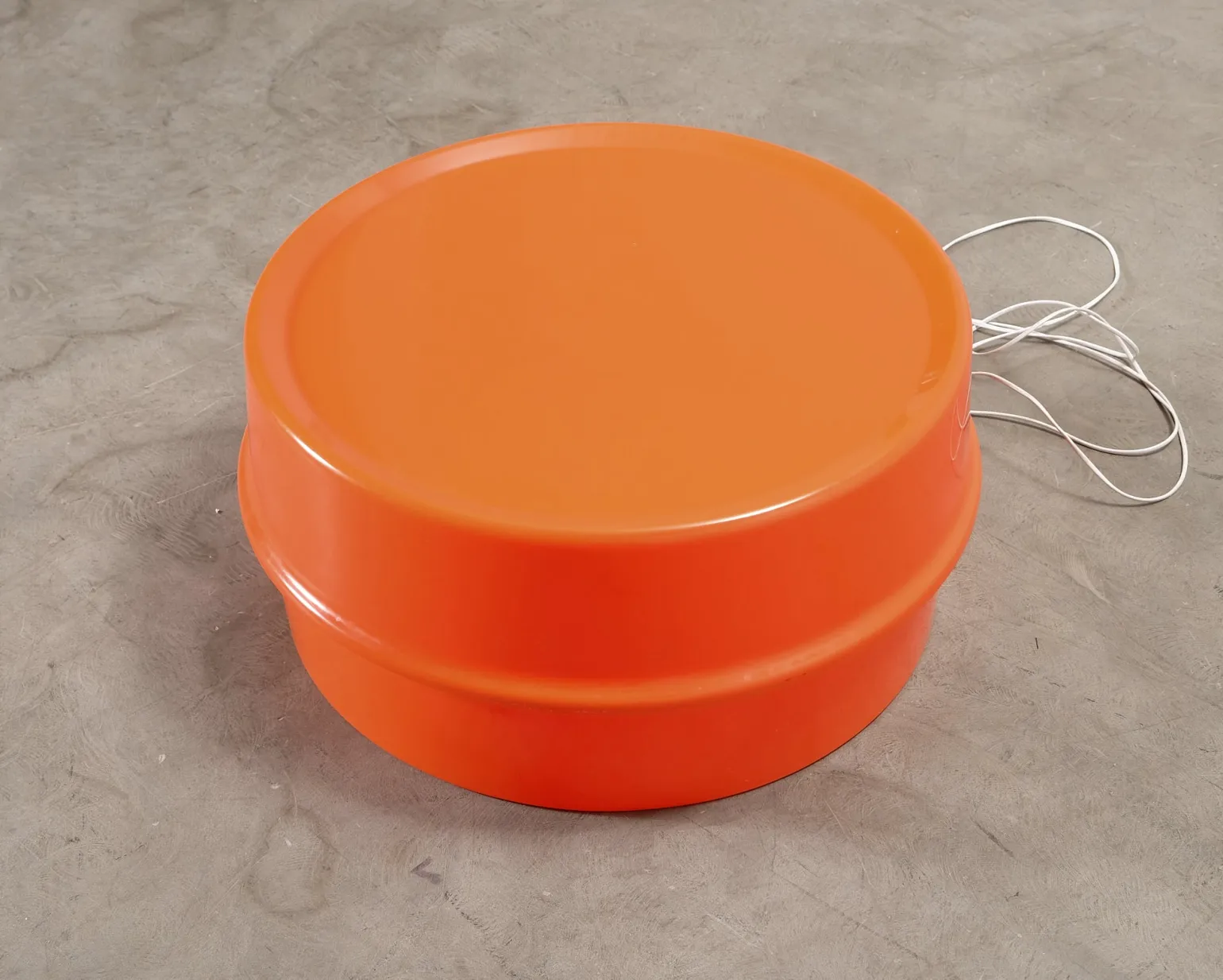 Verpan Verner Panton Ilumesa soffbord / lampa orange (vintage)