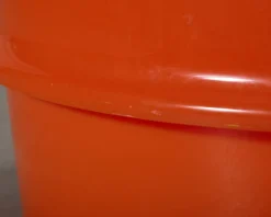 Verpan Verner Panton Ilumesa soffbord / lampa orange (vintage)