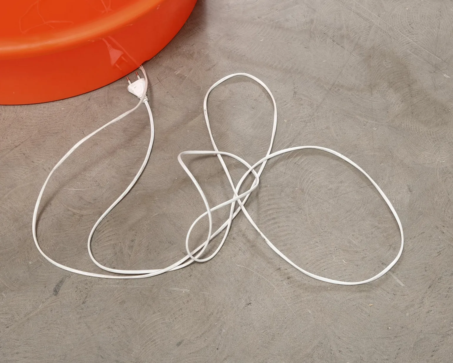 Verpan Verner Panton Ilumesa soffbord / lampa orange (vintage)