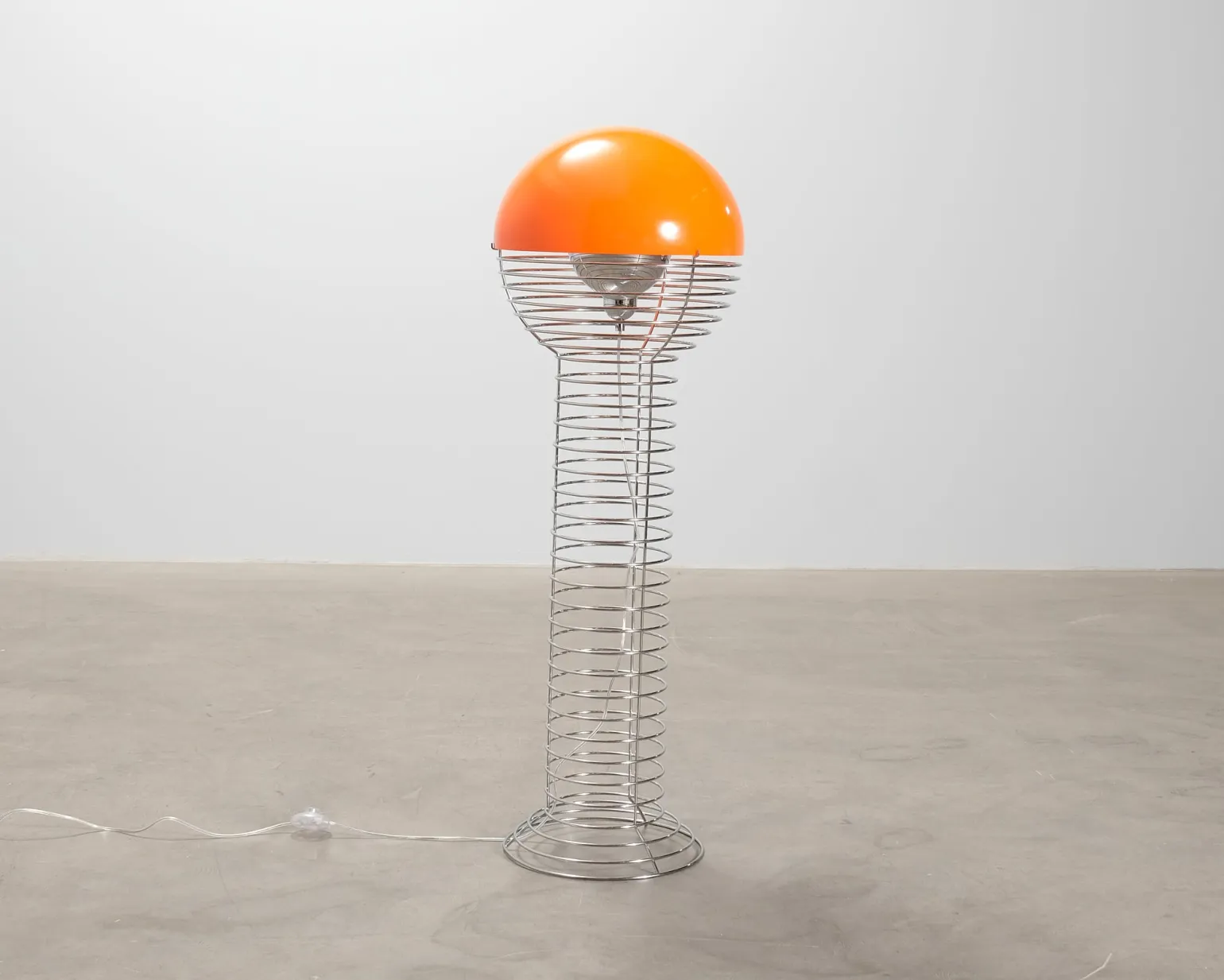 Verpan Wire golvlampa orange