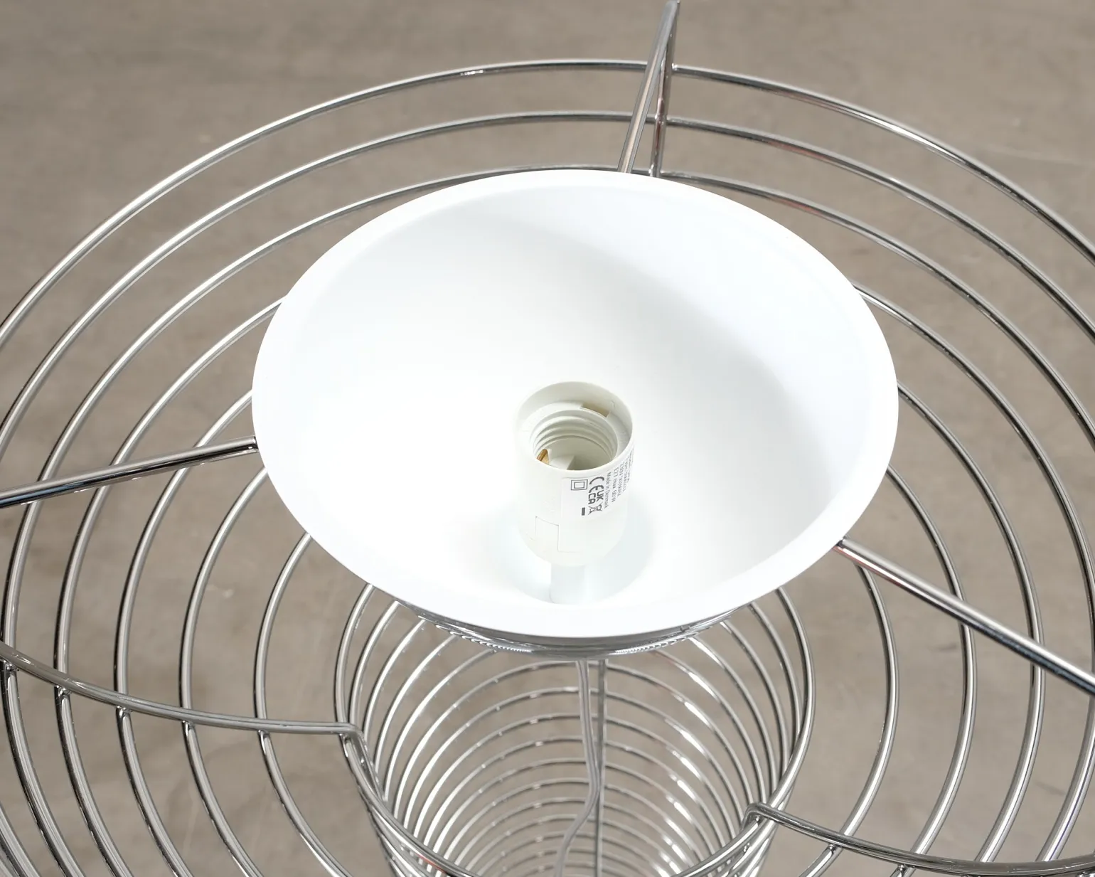 Verpan Wire golvlampa orange