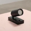 Vägglampa svart