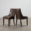 Viktoria matstol brun, set om 2