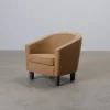 Vintage fåtölj brun