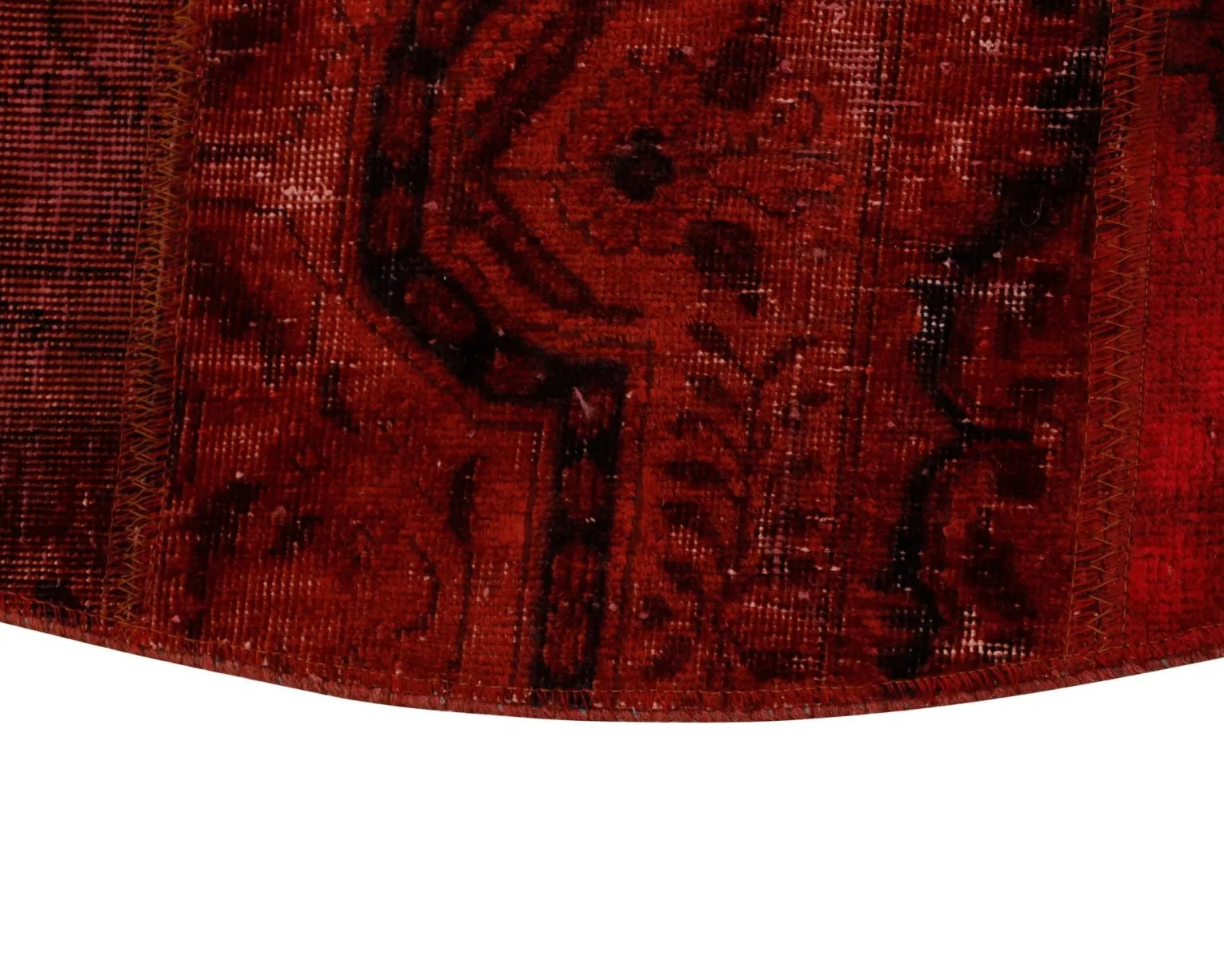 Vintage Patchwork orientalisk matta ø 200 cm