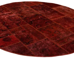 Vintage Patchwork orientalisk matta ø 200 cm