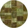 Vintage Patchwork orientalisk matta ø 250 cm
