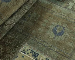 Vintage Patchwork orientalisk matta ø 250 cm