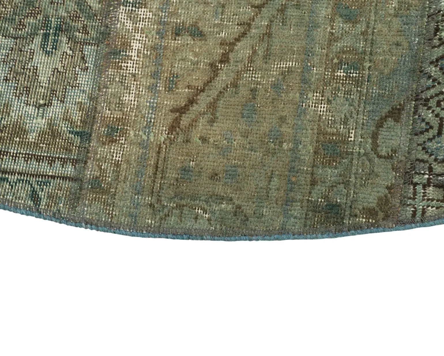 Vintage Patchwork orientalisk matta ø 200 cm