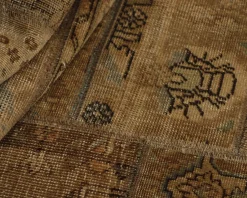 Vintage Patchwork orientalisk matta ø 200 cm