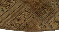 Vintage Patchwork orientalisk matta ø 200 cm