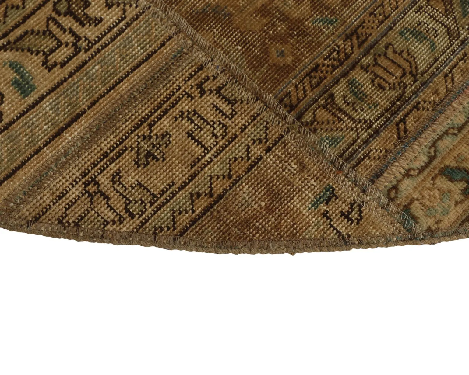 Vintage Patchwork orientalisk matta ø 200 cm