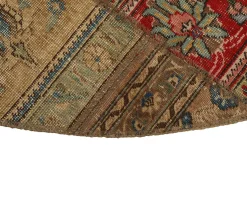Vintage Patchwork orientalisk matta ø 200 cm