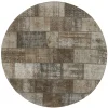 Vintage Patchwork orientalisk matta ø 250 cm