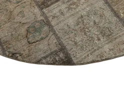 Vintage Patchwork orientalisk matta ø 250 cm