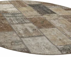 Vintage Patchwork orientalisk matta ø 250 cm
