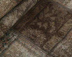 Vintage Patchwork orientalisk matta ø 250 cm
