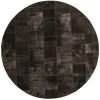 Vintage Patchwork orientalisk matta ø 250 cm