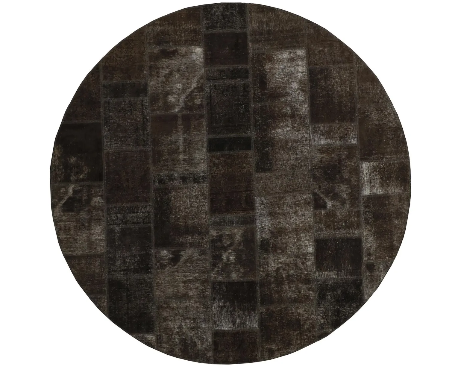 Vintage Patchwork orientalisk matta ø 250 cm