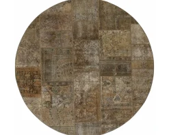Vintage Patchwork orientalisk matta ø 250 cm