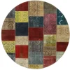Vintage Patchwork orientalisk matta ø 200 cm
