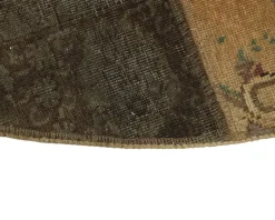 Vintage Patchwork orientalisk matta ø 200 cm