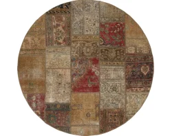 Vintage Patchwork orientalisk matta ø 200 cm