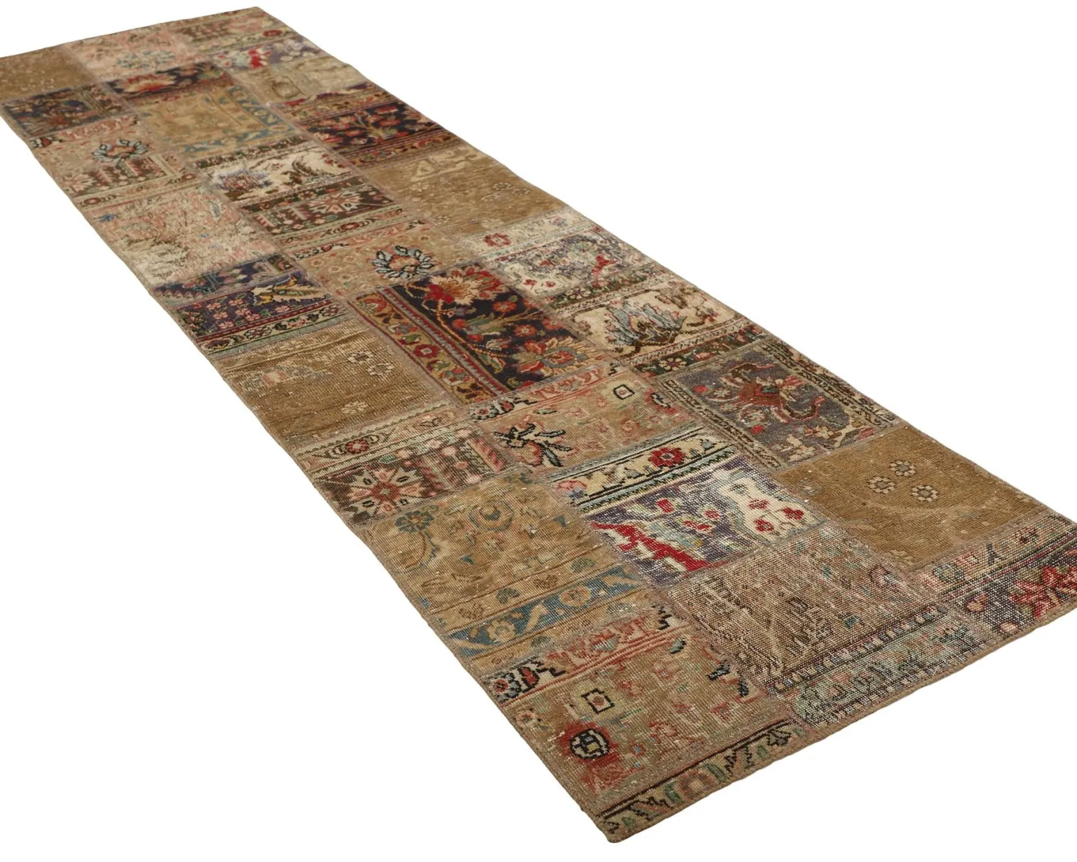 Vintage Patchwork orientalisk matta 82 x 312 cm