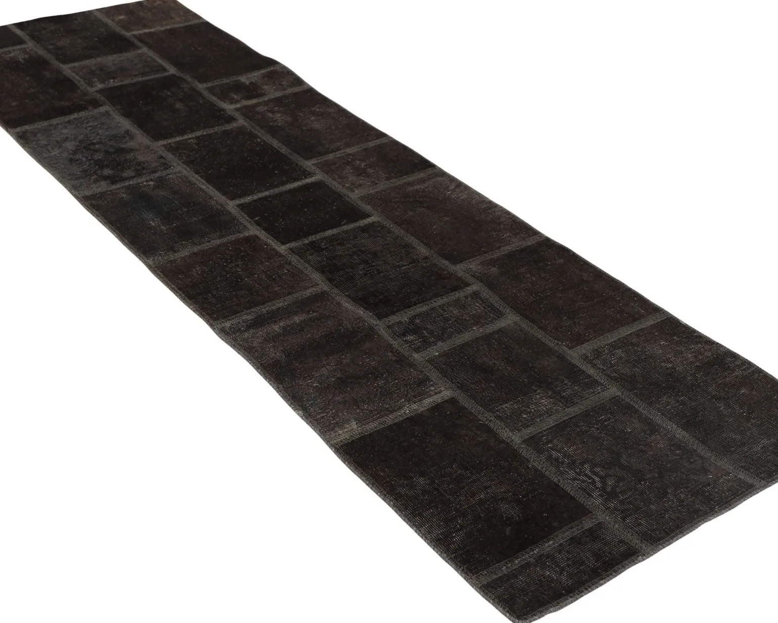 Vintage Patchwork orientalisk matta 76 x 252 cm