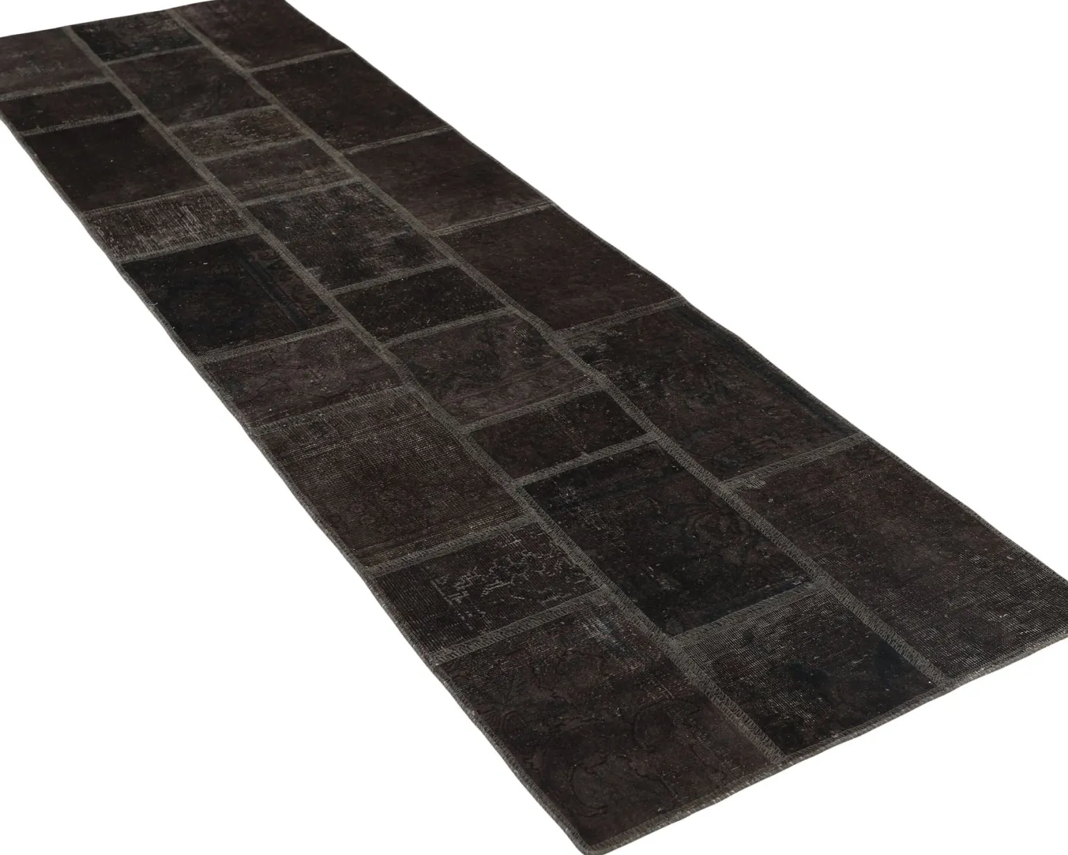 Vintage Patchwork orientalisk matta 76 x 252 cm