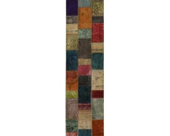 Vintage Patchwork orientalisk matta 84 x 307 cm