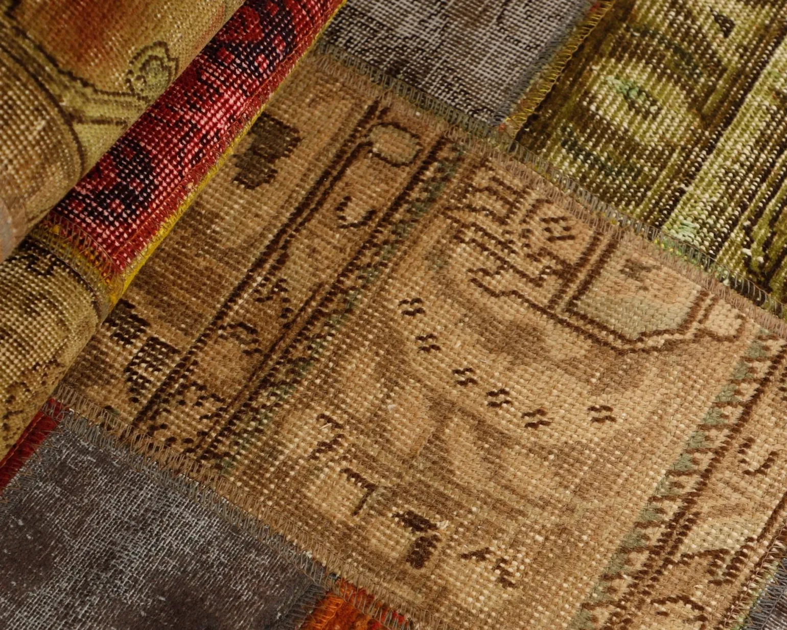 Vintage Patchwork orientalisk matta 82 x 309 cm