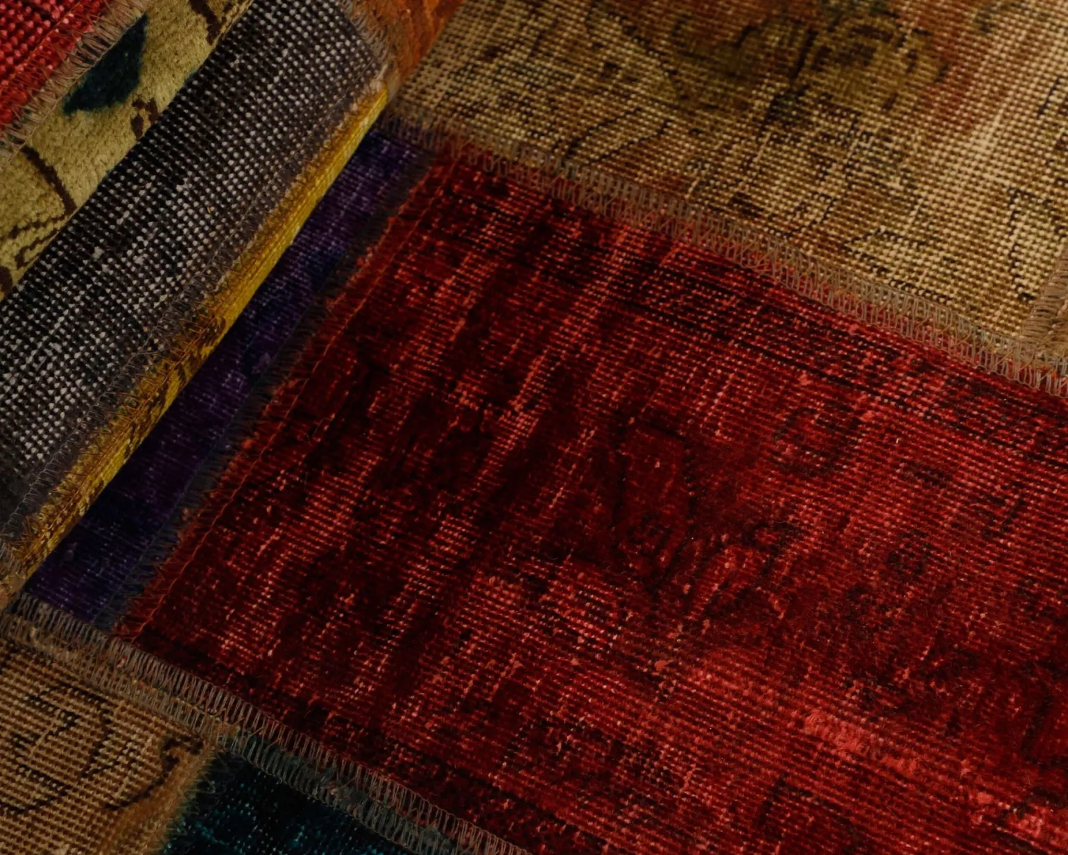 Vintage Patchwork orientalisk matta 81 x 413 cm