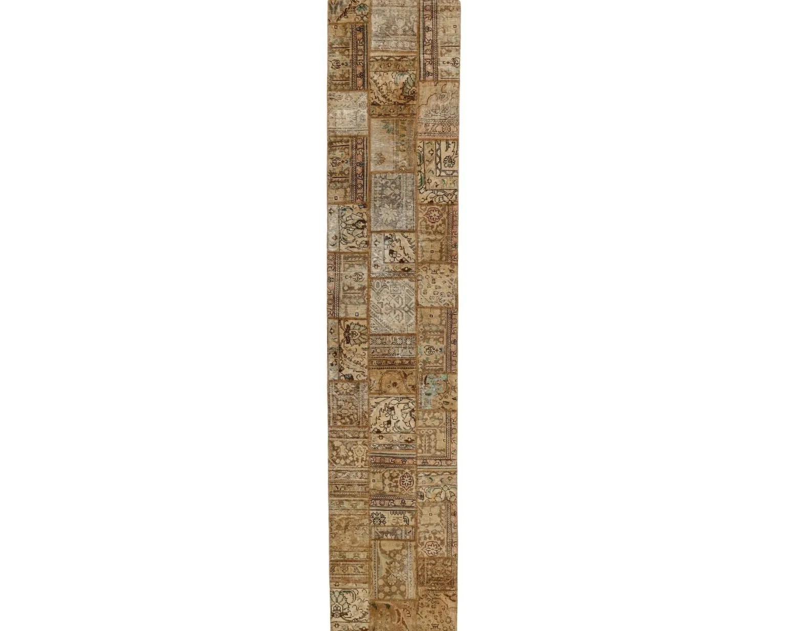 Vintage Patchwork orientalisk matta 80 x 405 cm