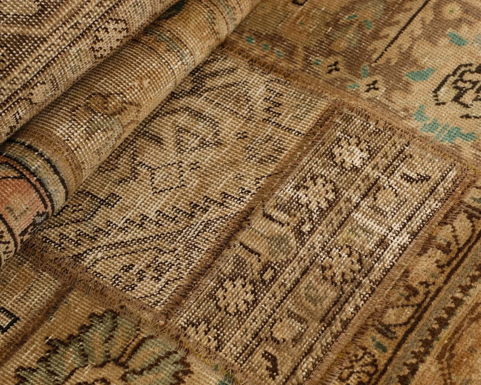 Vintage Patchwork orientalisk matta 80 x 405 cm