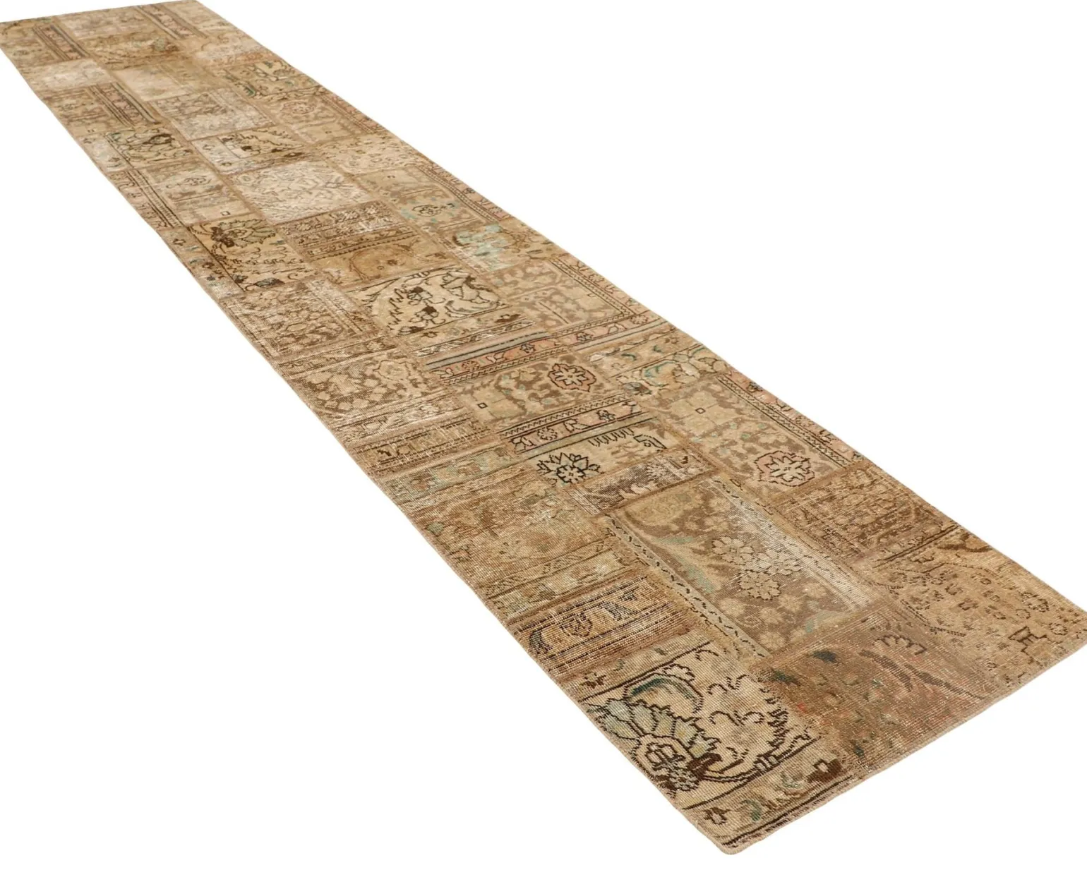 Vintage Patchwork orientalisk matta 80 x 405 cm