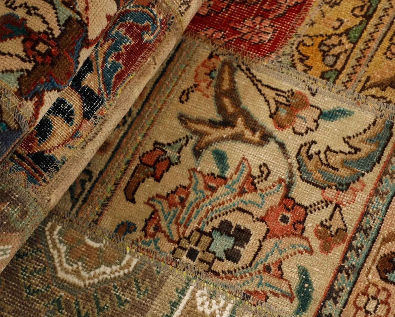 Vintage Patchwork orientalisk matta 80 x 502 cm