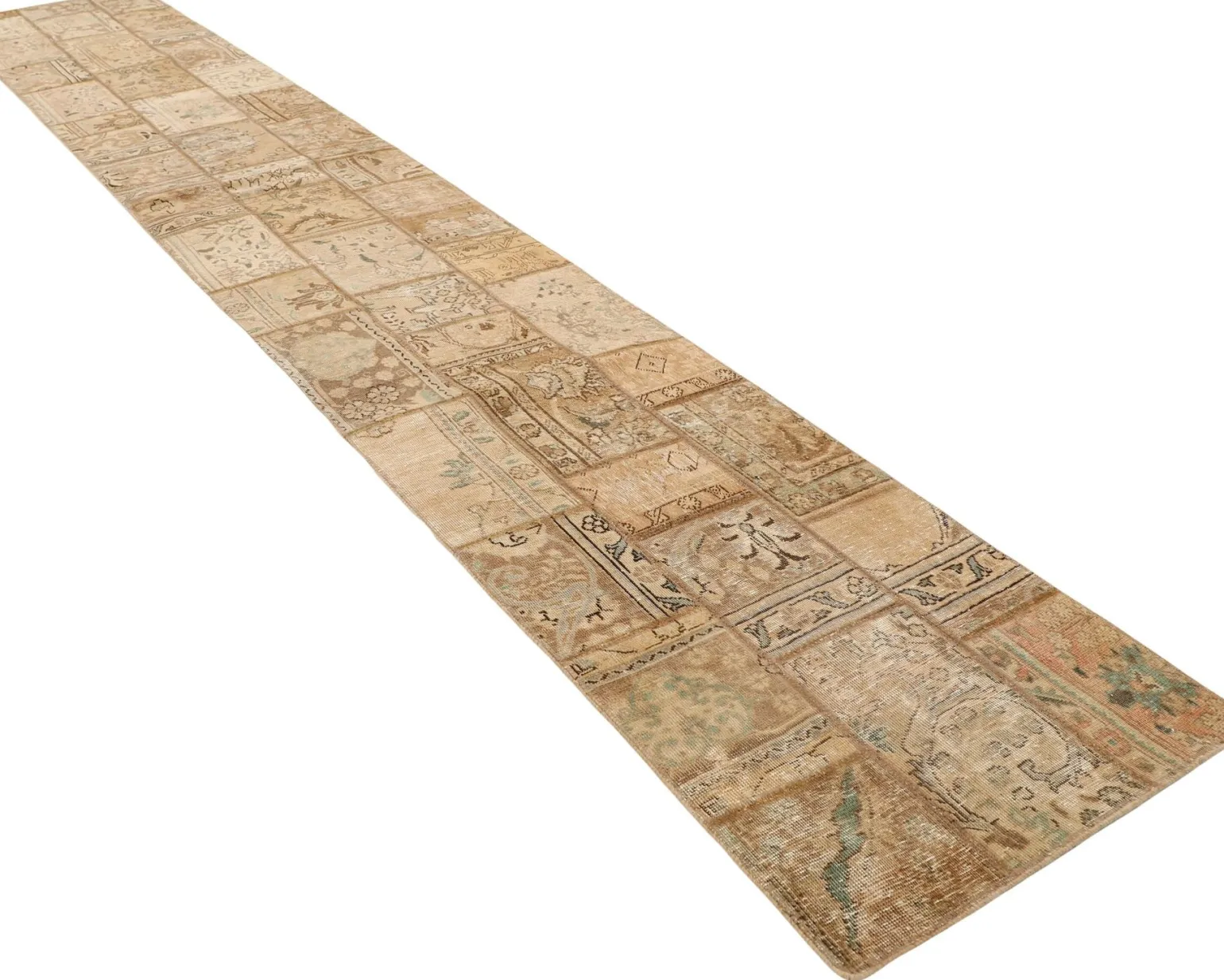Vintage Patchwork orientalisk matta 81 x 500 cm