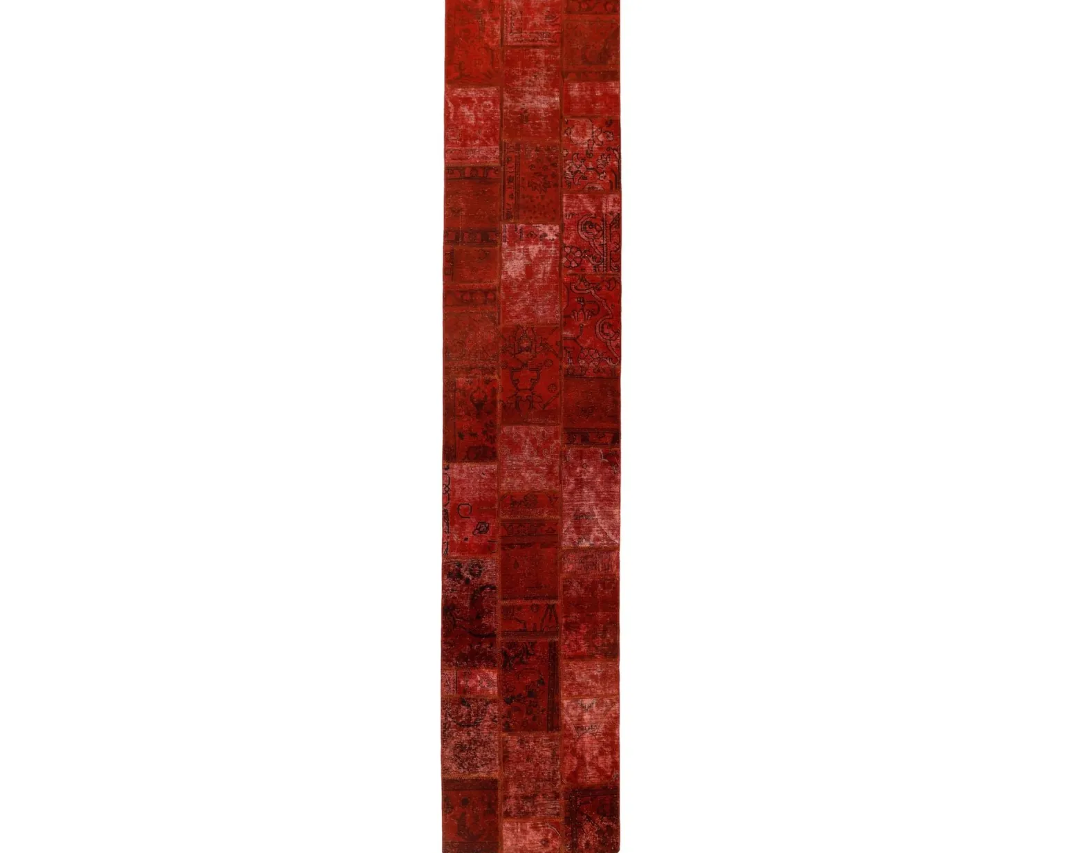 Vintage Patchwork orientalisk matta 84 x 405 cm