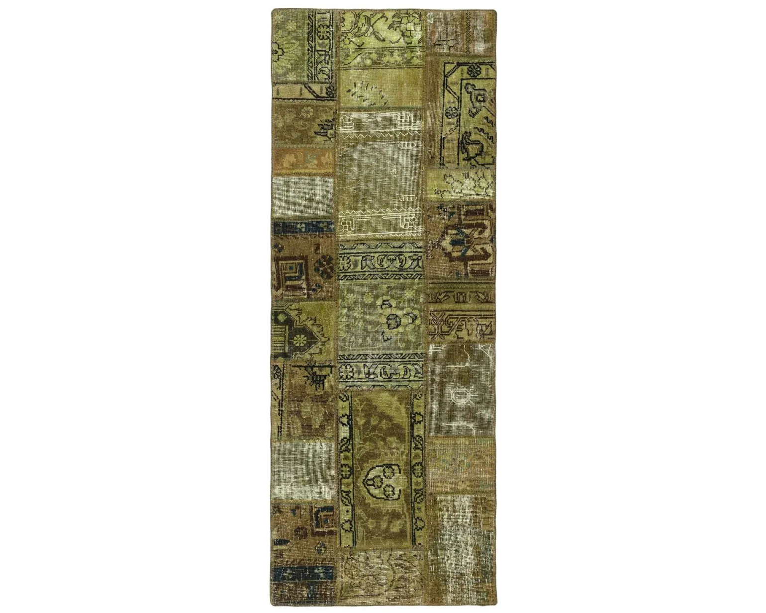 Vintage Patchwork orientalisk matta 76 x 199 cm