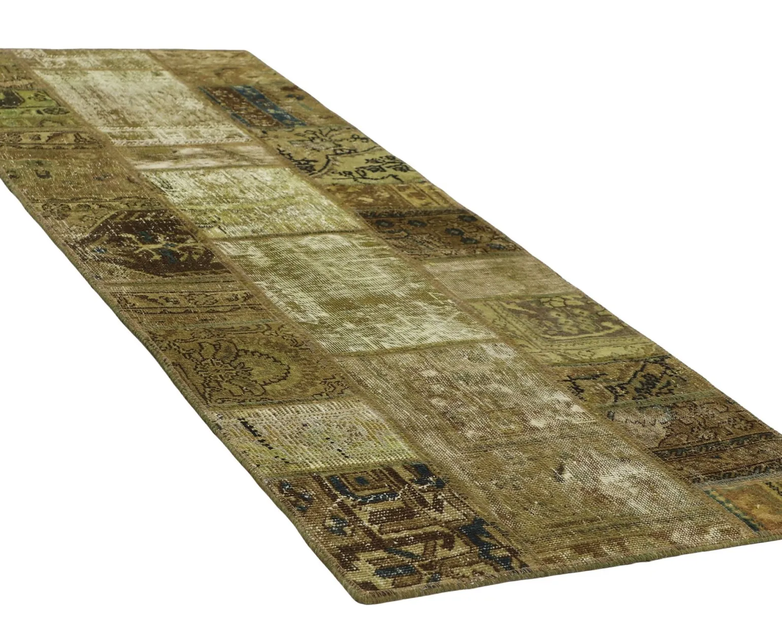 Vintage Patchwork orientalisk matta 75 x 204 cm